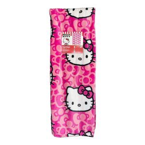 HELLO KITTY Hot Pink BOW BLANKET 50” X 70” Throw Soft Fleece Rare Find NWT